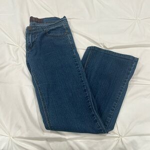 Low rise flair jeans